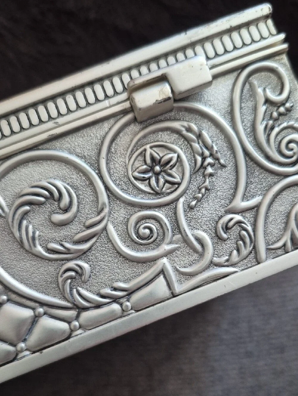 Godinger VINTAGE Silver Plated Jewelry Box Chest